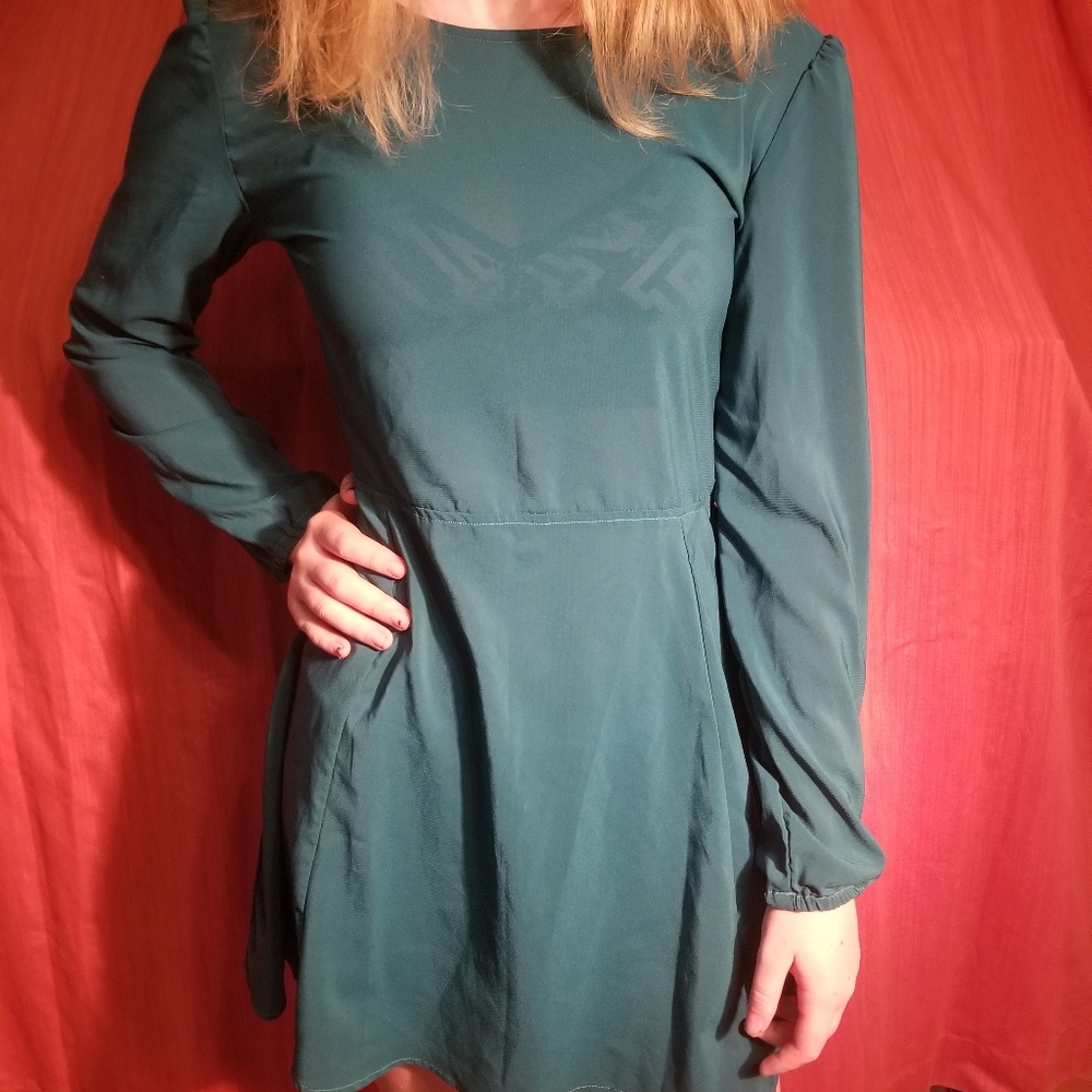 Haoduoyi, size Medium,  hunter green